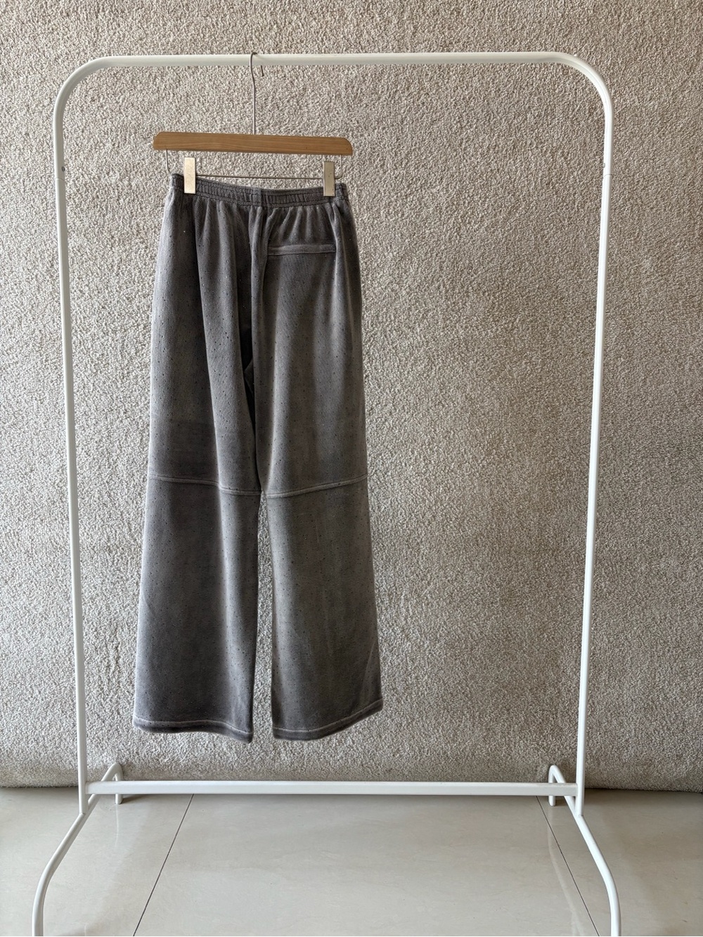 Alexander Wang Gray Plush Lounge Pants